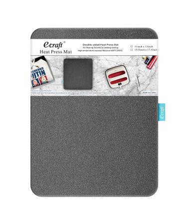 Heat Press Mat for Cricut Easypress: Ecraft 13" x 17" Double-Sided Heating Ironing Mats for Craft Insulation Transfer HTV Vinyl 13*17inch
