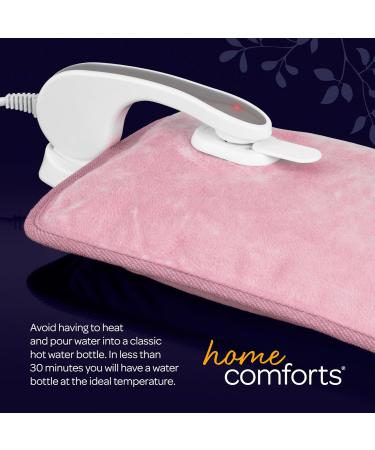 Rechargeable Electric Hot Water Bottle Hand Warmer with Massage Heat Pad - Pink (51x16cm) - Buy Online on SooperMarket.com