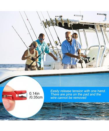 TSV 10 PCS Heavy Tension Snap Release Clips with Key Ring for Offshore Fishing - Red - Buy Online on SooperMarket.com