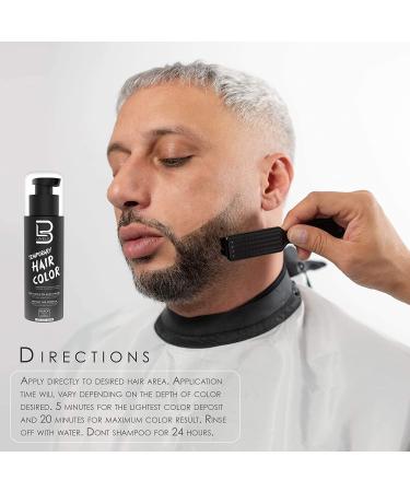 Level 3 Temporary Beard Color for Black Hair Beards | Easy Application, No Mixing | Natural-Looking Black Dye for Full Beard - Buy Online on SooperMarket.com