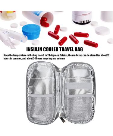 Arsor Insulin Cooler Travel Case Portable Medical Cooler Bag Multilayer Diabetic Insulated Organizer Without Ice Pack Insulin Pen Carrying Case for Insulin Pen and Medication Diabetic Supplies(Blue) - Buy Online on SooperMarket.com