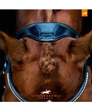 Schockem hle Malibu Anatomic Snaffle Bridle Black WB - Premium Equestrian Gear for Ultimate Comfort - Buy Online on SooperMarket.com