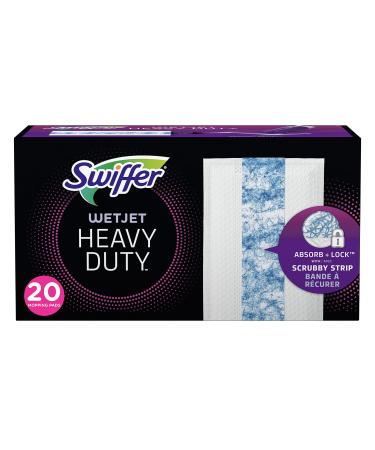 Swiffer WetJet Heavy Duty Mopping Pad Refill, 20 Count