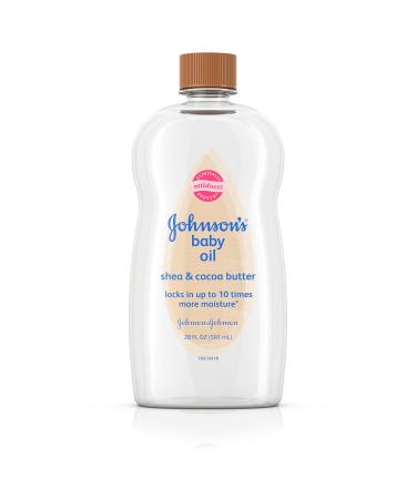 Johnson's Baby Oil with Shea & Cocoa Butter 20 Fl. Oz