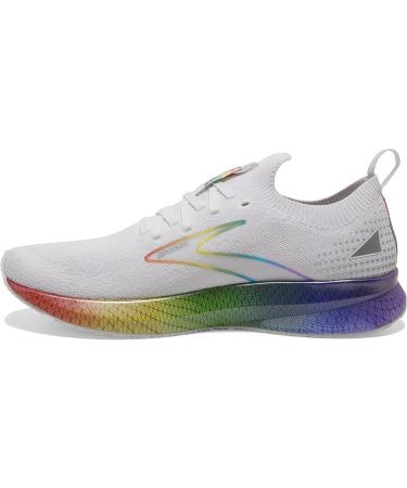 Brooks Levitate StealthFit 5 Men's Neutral Running Shoe - White/Oyster/Multi, Size 10.5 - Buy Online on SooperMarket.com