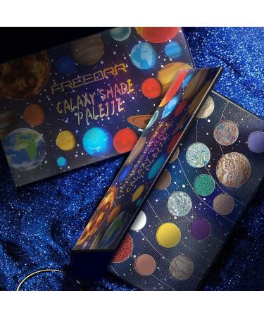 FREEORR 18 Colors Galaxy Eyeshadow Palette - High-Pigmented Shimmer & Matte Shades - Buy Online on SooperMarket.com
