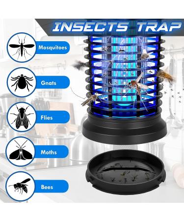 Horyii Bug Zapper Outdoor - Mosquito & Fly Killer for Backyard Patio - Indoor & Outdoor Mosquito Zapper - Black - Buy Online on SooperMarket.com