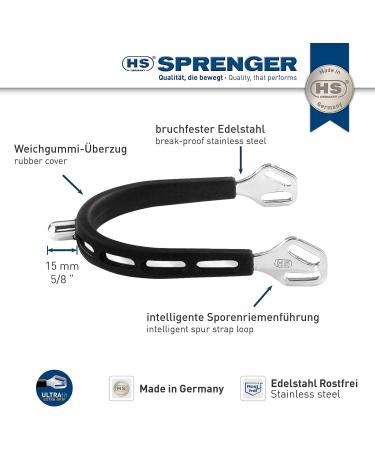 SPRENGER Ultra Fit Extra Grip Spurs with Balkenhol Loop - Premium Equestrian Gear for International Shipping - Buy Online on SooperMarket.com