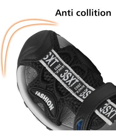 SAGUARO Closed Sandals for Kids - Breathable Trekking Summer Shoes 26 EU Black - Ideal for Outdoor Adventures - Buy Online on SooperMarket.com