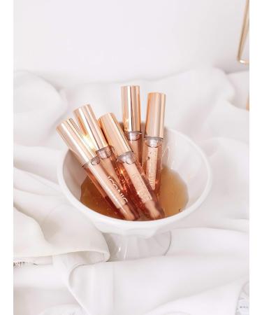 ICONIC LONDON Lustre Lip Oil | Non-Sticky Moisturizing & High Shine Vegan Lip Oil with Vitamin C & Hyaluronic Acid | 0.2 Fl Oz Queen Bee - Nude - Buy Online on SooperMarket.com