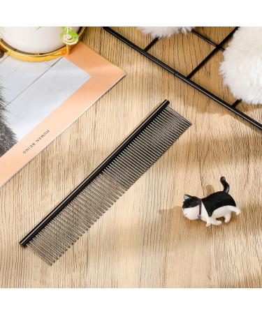 Boao Stainless Steel Pet Comb for Dogs & Cats - Perfect for All Sizes & Hair Types | Durable Rounded Teeth for Gentle Grooming - Buy Online on SooperMarket.com
