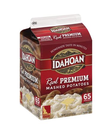 Idahoan Real Premium Mashed Potatoes - Gluten-Free 100% Real Idaho Potatoes - 3.25lb (65 Servings) - Buy Online on SooperMarket.com