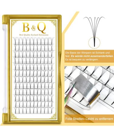 Shop 5D Eyelash Extensions - D Curl 0.10 Strength 12mm Long Foot Compartments | Premium Volume Technology - Buy Online on SooperMarket.com