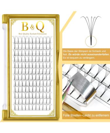 5D Eyelash Extensions C Curl 0.07 | Long Foot Finished Compartments | 8-15 Individual Lengths | Mat Black - 1 Pack - Buy Online on SooperMarket.com