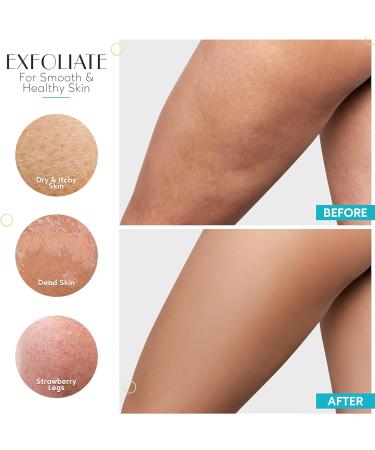 Eco-Lux Exfoliating Mitt - Deep Cleansing Body Scrub Glove for Soft Skin, Bath & Shower - Fake Tan Remover, Men & Women Skincare - Buy Online on SooperMarket.com