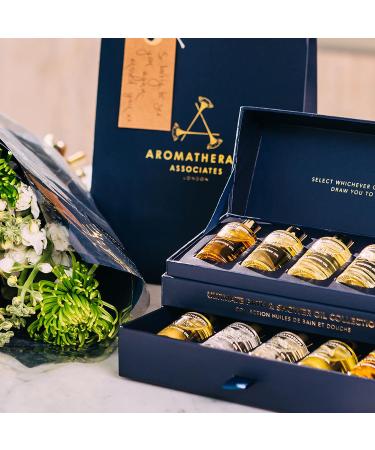 Aromatherapy Associates Ultimate Wellbeing Bath & Shower Oil Set - 10 Premium Oils in Decorative Gift Box - Buy Online on SooperMarket.com