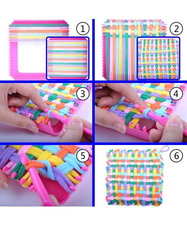 12 Colors Ourtroness Loom Potholder Loops Refill - 192 Pieces for Kids DIY Crafts | Compatible with 7 Inch Weaving Loom - Buy Online on SooperMarket.com