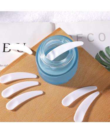 10-Piece Mini Cosmetic Spatula Set - Bent Cream Scoops for Makeup Masks & Gel - Perfect for Stirring & Application - Buy Online on SooperMarket.com
