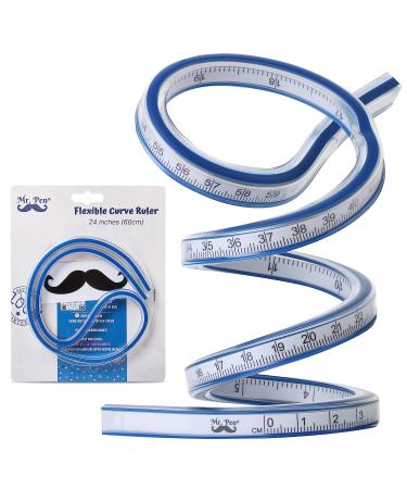 Mr. Pen- Ruler  Flexible Curve Ruler  24 Inch Ruler  Rulers for Drawing and Sewing  Curve Ruler  Curved Ruler  Bendable Ruler  Flexible Curve Template  Flexi Curve  Flexible Ruler for Engineering - Buy Online on SooperMarket.com