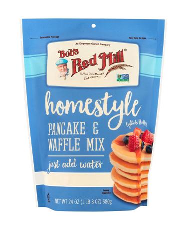 Bob's Red Mill Homestyle Pancake Mix 24oz (Pack of 4) - Whole Wheat Blend - Buy Online on SooperMarket.com