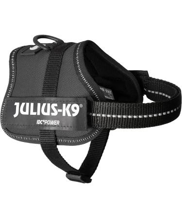 K9 Powerharness 2XS/Baby 2 in Black - Premium Dog Harness for Ultimate Comfort and Control - Buy Online on SooperMarket.com