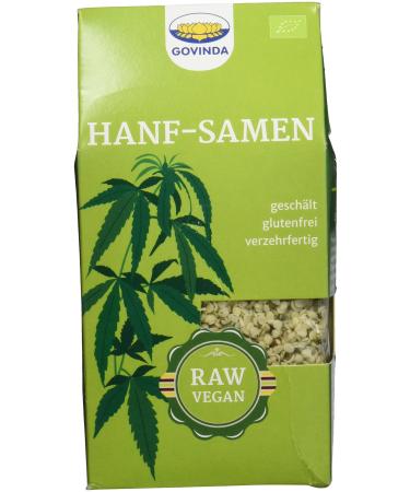 Govinda Hemp Seeds 1 Pack (1 x 150 g Box) - Organic 150 g (1 Pack)