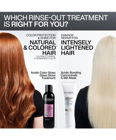 Redken Acidic Color Gloss | Rinse Out Hair Gloss Treatment with Apricot Oil | Deep Conditioning & Shine for Color-Treated Hair | Up to 3 Days Intense Gloss - Buy Online on SooperMarket.com