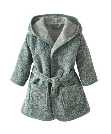 Vertbaudet Baby Bathrobe BROC LIANDE 80 green printed