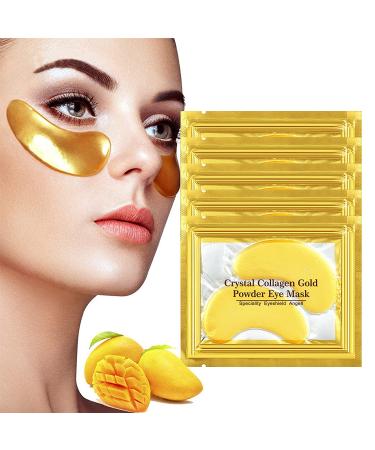 Gold Eye Lip Mask Set - 20pcs Under Eye Patches & 10pcs Collagen Lip Masks - Hydrating Treatment for Dry Lips and Dark Circles - Buy Online on SooperMarket.com