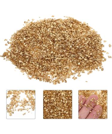 FRCOLOR 1 Glass Chip Irregular Glass Glitter Ornaments Glass Epoxy Resin Filler Nail Crystal Charms Crushed Crystal Chips Chunky Flakes Sequins Shiny Nail Glitter 3D Jewelry Self Made 0.5X0.3cm Golden - Buy Online on SooperMarket.com