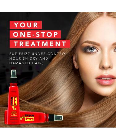 Botanical Fusion All-in-One Hair Repair Treatment Spray Leave-In - Controls Frizz, Eliminates Split Ends, Nourishes and Protects - For All Hair Types (8oz) - Buy Online on SooperMarket.com