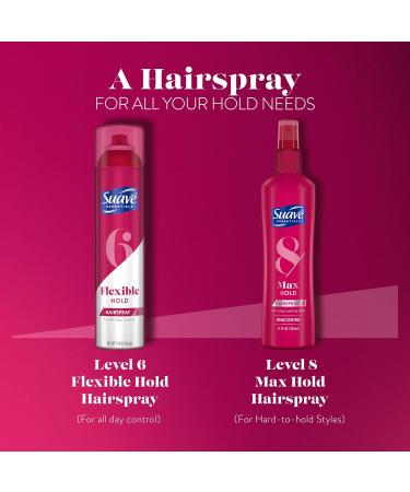 Suave Essentials Hair Care Bundle Refresh & Revive Dry Shampoo Scented + Max Hold Hairspray Non-Aerosol Unscented (2 Piece Set) Pink - Buy Online on SooperMarket.com