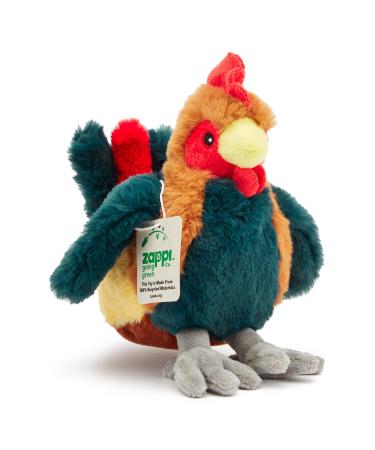 Zappi Co Ultra Soft Cockerel Plush Toy (24 cm Length) - 100% Recycled Eco-Friendly Newborn Gift Realistic Lifelike