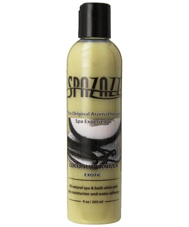 Spazazz SPZ-280 Original Elixir Bottle Spa and Bath Aromatherapy  9-Ounce  Coconut Vanilla Exotic 1