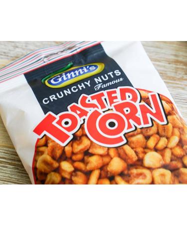 Ginni's Natural Toasted Corn - 10 x 120g - Healthy Vegan Plant Based Crunchy Crisp Alternative Snacks - Ideal for Salads Grazing Gym Party Bar Lunch Box - Buy Online on SooperMarket.com