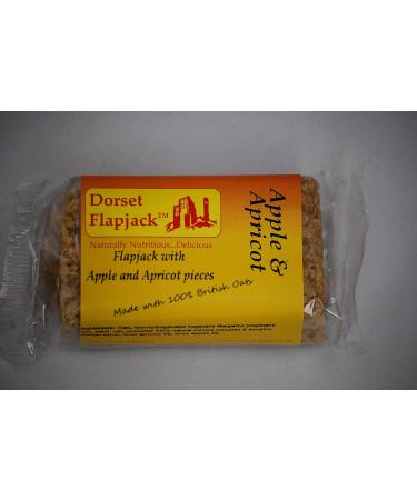 Dorset Flapjacks Vegetarian 100% British Oats | Assorted Flavours Box - Apple&Apricot, Cherry Bakewell, Caramel Chocolate, Fruit&Nut, Raspberry, Vanilla Fudge | 24 Bars (Pack of 1) - Buy Online on SooperMarket.com