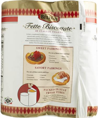 Bellino Italian Toast Wheat Crackers 10.5 oz - Authentic Italian Snack, Pack of 1 - Buy Online on SooperMarket.com