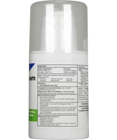DrFormulas Pain Relief Cream | Extra Strength All Natural Arthritis, Neuropathy, Back & Joint Pain Relief | 2 oz - Buy Online on SooperMarket.com