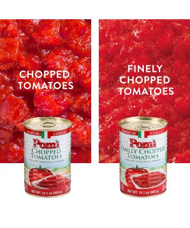 Pomأ¬ Chopped Tomatoes 14.1 oz - 12 Pack | Premium Canned Tomatoes for Cooking - Buy Online on SooperMarket.com
