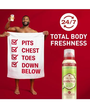 Old Spice Whole Body Deodorant for Men Total Body Deodorant Cucumber + Avocado Aluminum Free Deodorant Spray for 24/7 Freshness // Dermatologist Tested Whole Body Deodorant 3.5 oz - Buy Online on SooperMarket.com