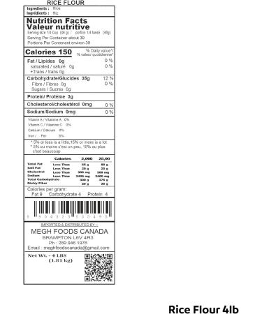 MEGH FOODS Rice Flour 4Lb - Buy Online on SooperMarket.com