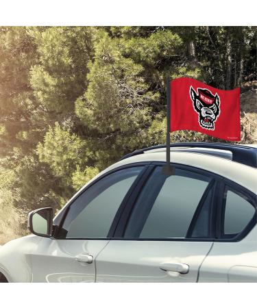 Rico NBA Logo Car Flag - Chicago Bulls Black Pole | International Shipping Available - Buy Online on SooperMarket.com