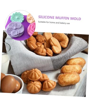 Zerodeko 6 Pcs Handmade Soap Mold Baking Muffin Mold Donut Candy Silicone Muffin Mold Baking Accessory Silicone Tools Silicone Molds Silicone DIY Mold Chocolate Silica Gel Roses Purple 3X16.6X16.6CMx6pcs - Buy Online on SooperMarket.com