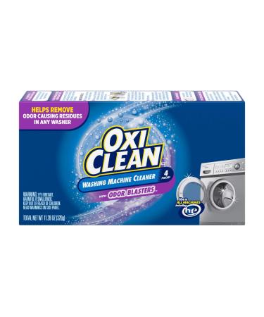 OxiClean Washing Machine Cleaner with Odor Blasters, 4 Count