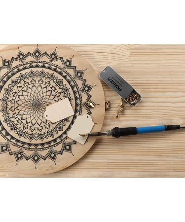 72Pcs Wood Burning Kit for Beginners  Adjustable Professional Wood Burner Pen Tool and Accessories  woodburning Embossing Carving - Buy Online on SooperMarket.com