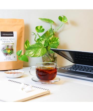 Sennaveda Senna Mint Infusion 50 Tea Bags| Made with Senna and Mint leaves | Herbal Tea | Digestive health | Detox tea | Detox cleanse | Laxatives | Senna tea for constipation 1 Count (Pack of 50) - Buy Online on SooperMarket.com