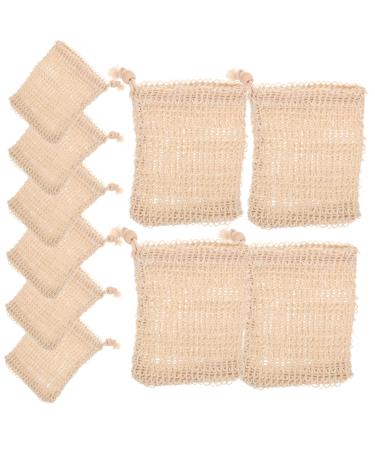 FRCOLOR 30 Pcs Bubble Net Soap Foaming Bag Soap Bags Soap Loofah Pouch Sisal Soap Bag Soap Pouch Sponge Loofah Soap Saver Cotton Bags Soap Mesh Holder Pocket Handmade Soap Hangable Ramie