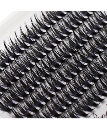 Bodermincer 240pcs D Curl 40D Cluster Eyelashes - 12-14mm Mixed DIY Eyelash Extensions for Stunning looks | International Shipping Available - Buy Online on SooperMarket.com