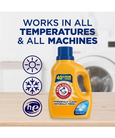 Arm & Hammer Clean Burst Laundry Detergent - 105 Loads, 105 fl oz - Buy Online on SooperMarket.com