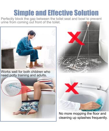 Magoog Pee Guard: Prevent Splash & Keep Toilet Clean - 2PCS for Adults, Elderly, Disabled & Potty-training - Buy Online on SooperMarket.com